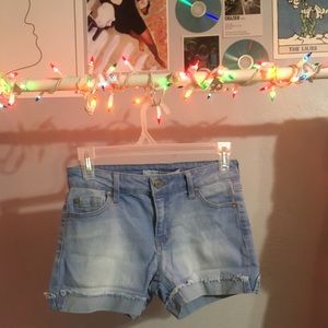 Denim shorts